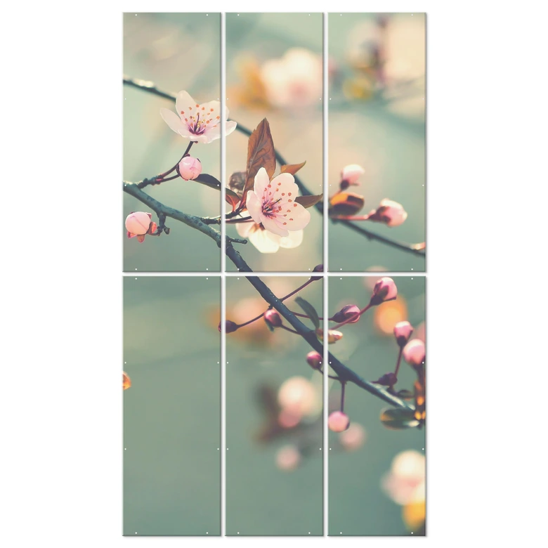 Separador de ambientes, biombo, mosquitera colgante Despertar de la primavera 