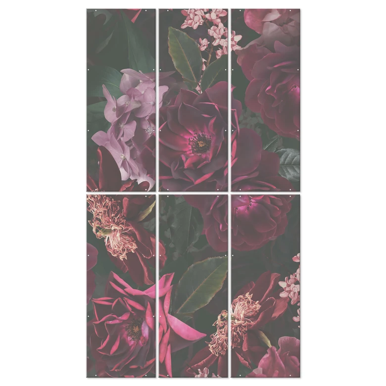 Rumsavdelare, skärm, hängande avskärmning Fleur de Paris - UN Designs 