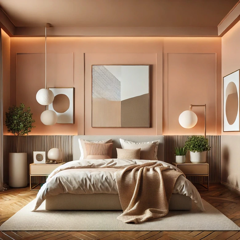 Rosa Wandfarbe matt | Innenfarbe in Top-Qualität | beruhigende und einladende Atmosphäre 