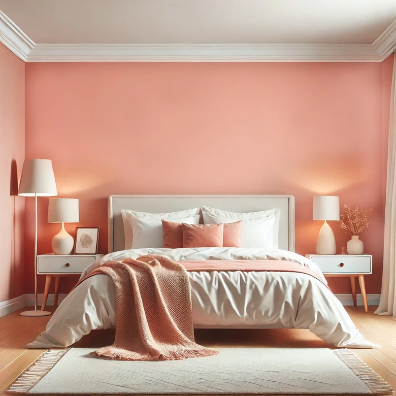 Rosa Wandfarbe matt | Innenfarbe in Top-Qualität | beruhigende und einladende Atmosphäre 