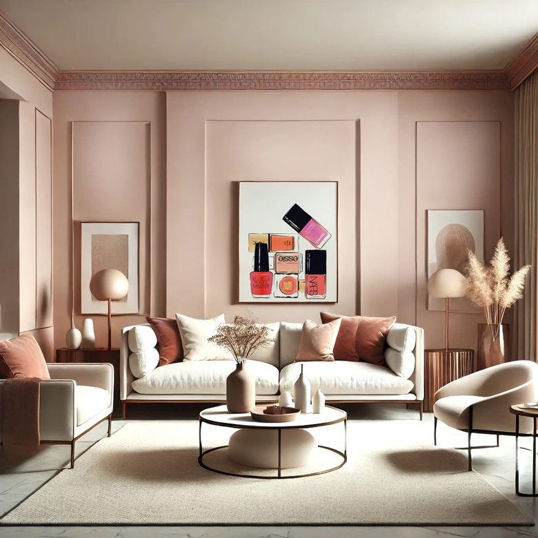 Rosa Wandfarbe matt | Innenfarbe in Top-Qualität | beruhigende und einladende Atmosphäre 