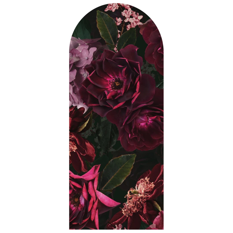 Wandtattoo Rundbogen Wandpaneel Fleur de Paris - UN Design - schmal 