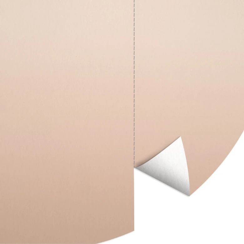 Ombre - Cappuccino - Fototapeta okrągła - tapeta flizelinowa/tapeta flizelinowa samoprzylepna 