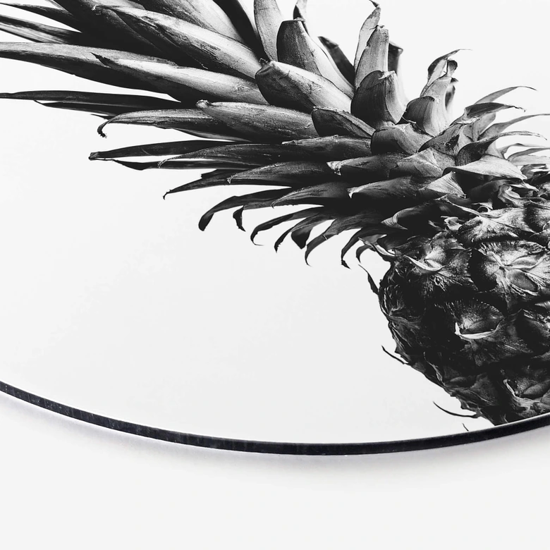 Alu-Dibond 1X Studio - Ananas - Rund 