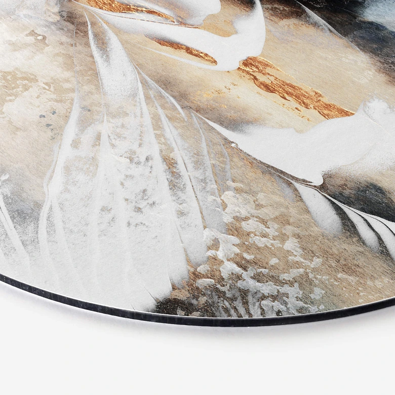 Alu-Dibond Wall Circle Fredriksson - Abstract Peace of Mind 