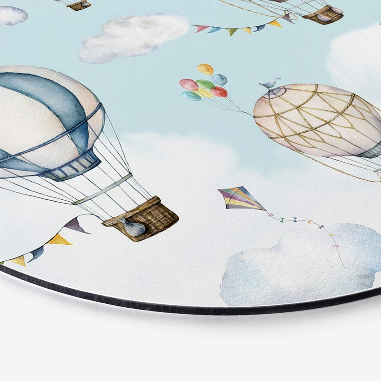 Alu-Dibond Oliver Robins - Ballon Bonanza - Rund 