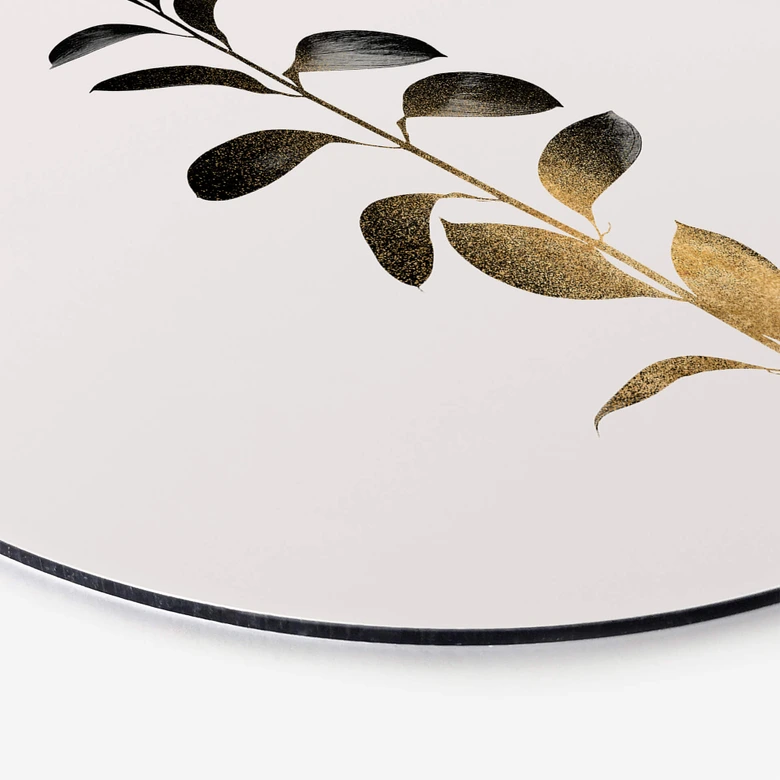 Wandcirkel Kubistika - Monochromatisch 