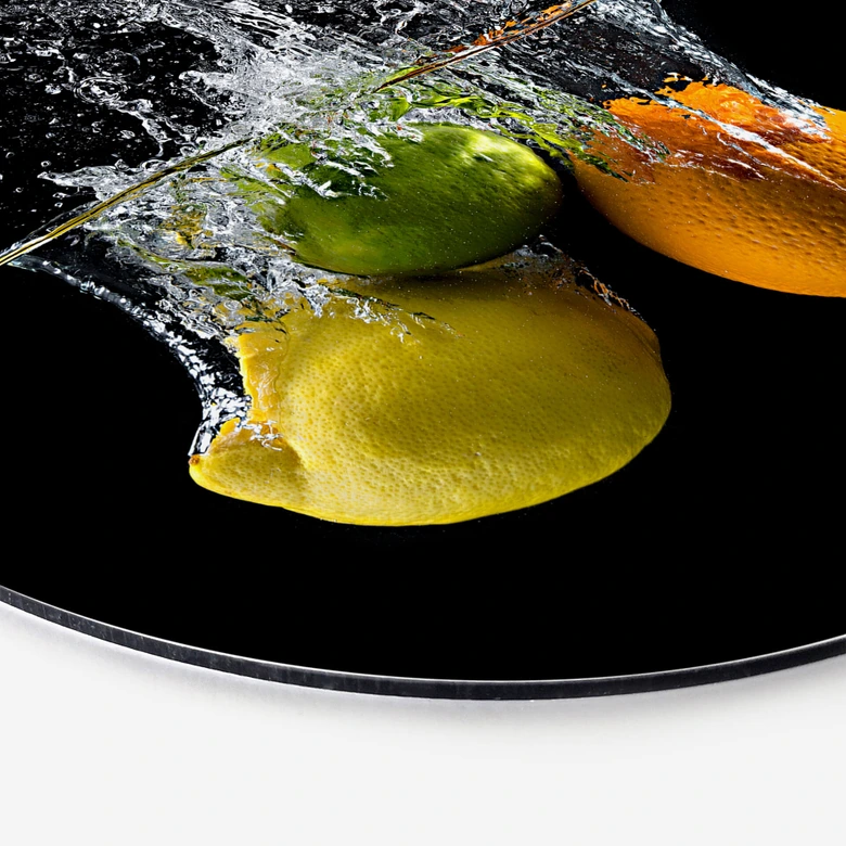 Wandcirkel Mogyorosi - Splashing Fruit 