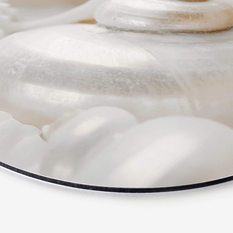 Wandbild Perlmuttglanz - Alu-Dibond Rund 