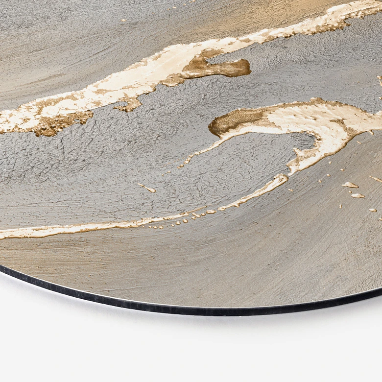 Dibond Wanddecoratie Goudkleurig zand - Purina-Purite 