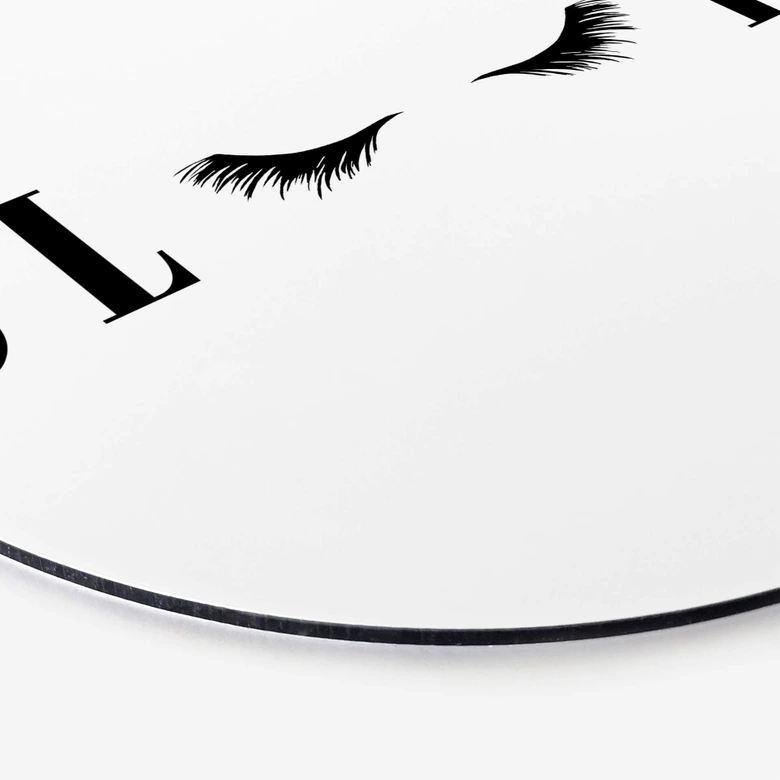 Alu-Dibond Sleep - Rund 