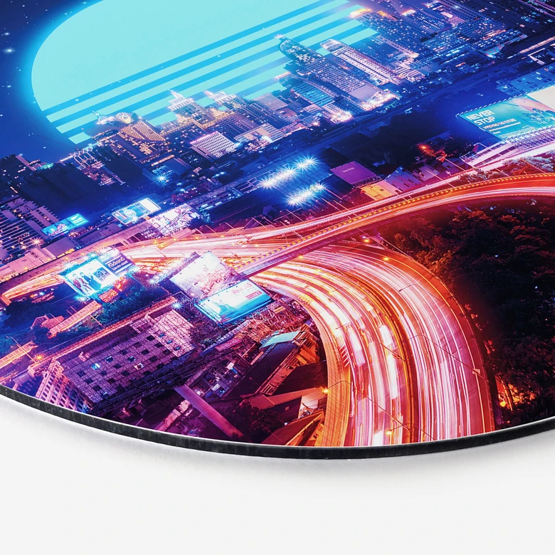 Dibond Wanddecoratie Cyberstad Bangkok - Takkar 