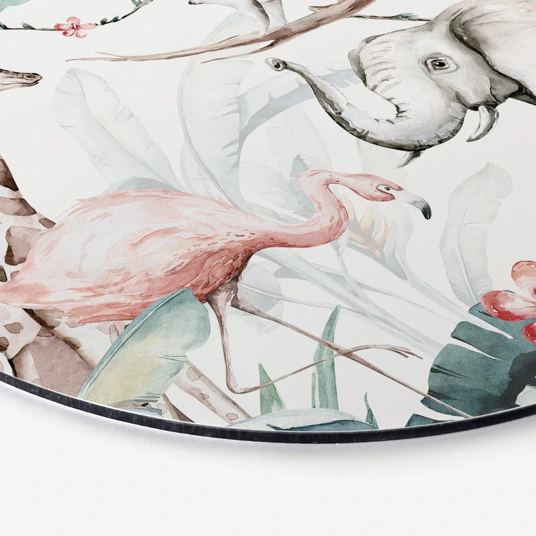 Wandcirkel Kvilis - Dierenvrienden in de Jungle 