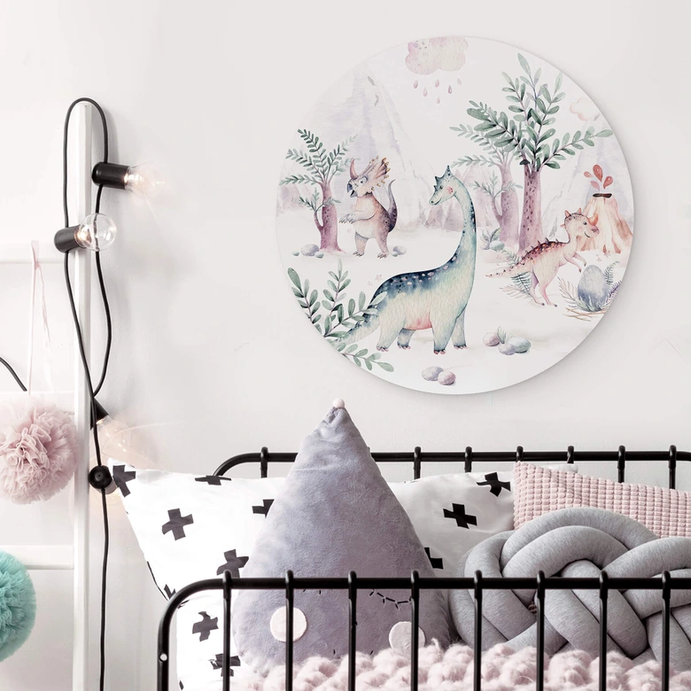 Wandcirkel Kvilis - Dino World 