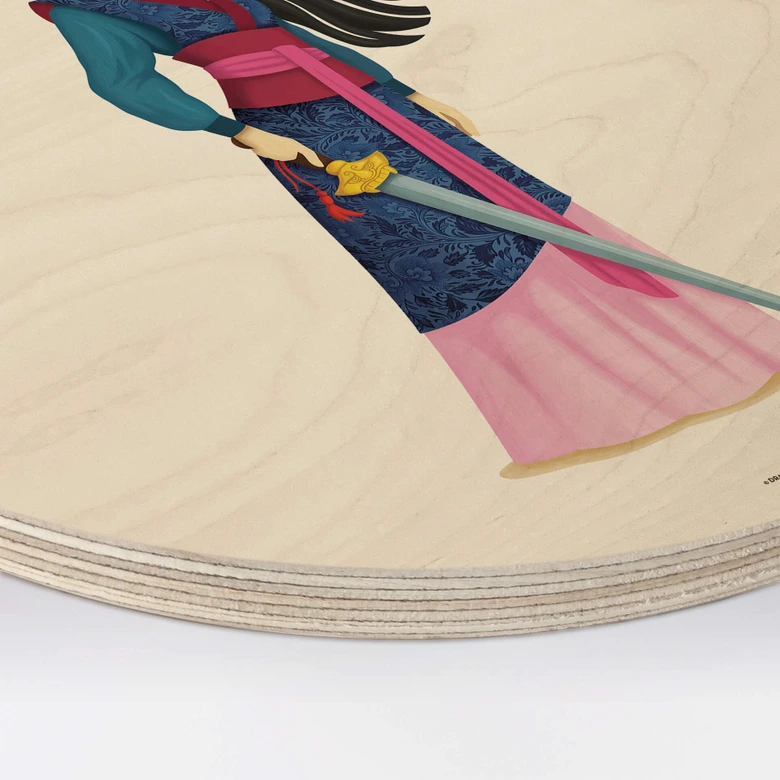 Holzbild Tohmé - Mulan 