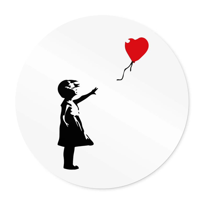 Plakat Banksy - Girl with the red Balloon 