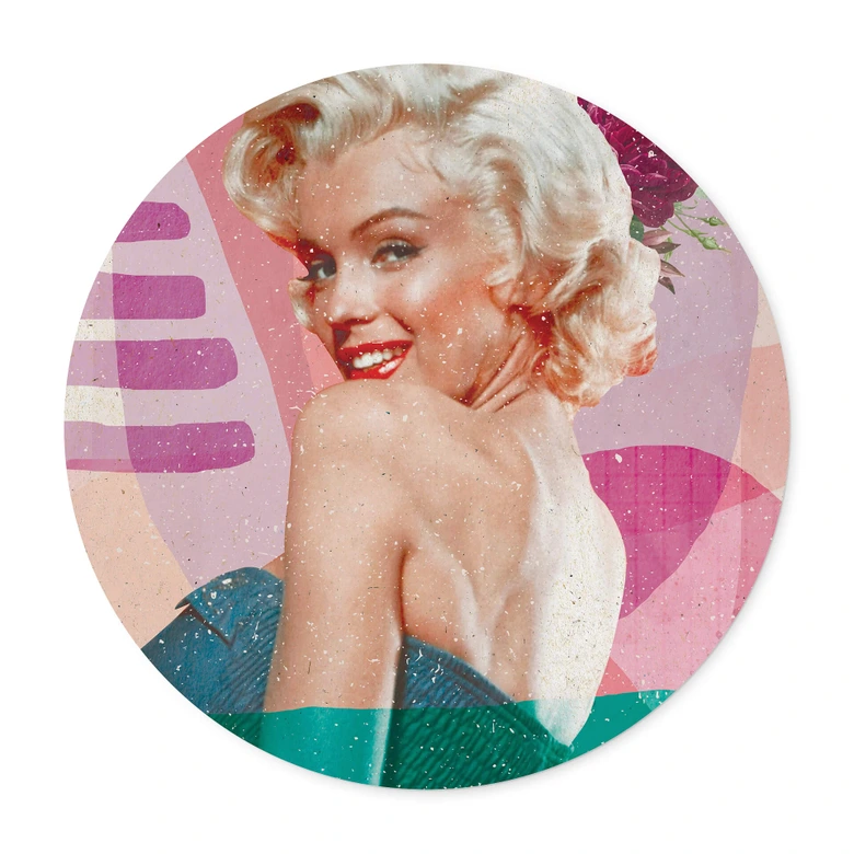 Poster Demir - Marilyn is back - Rund 