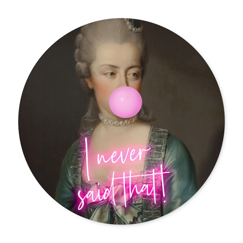 Póster María Antonieta: Yo nunca dije eso - Grace Digital Art - Redondo 