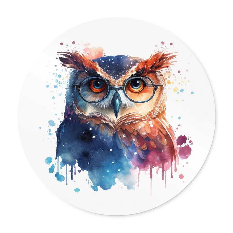 Plakat Heine - Intelligent Owl 
