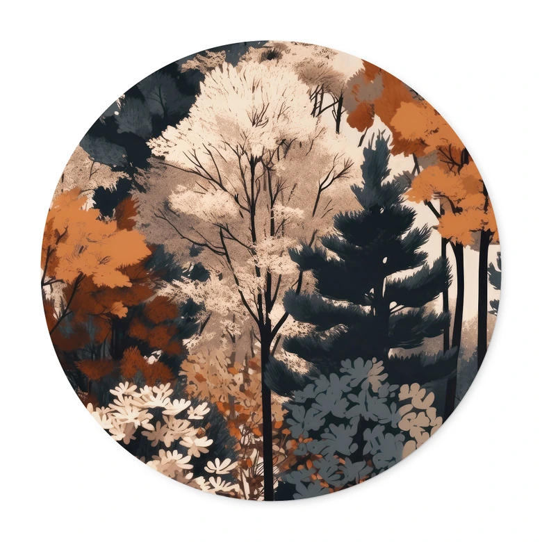 Poster Colourful autumn forest - Jaszke 