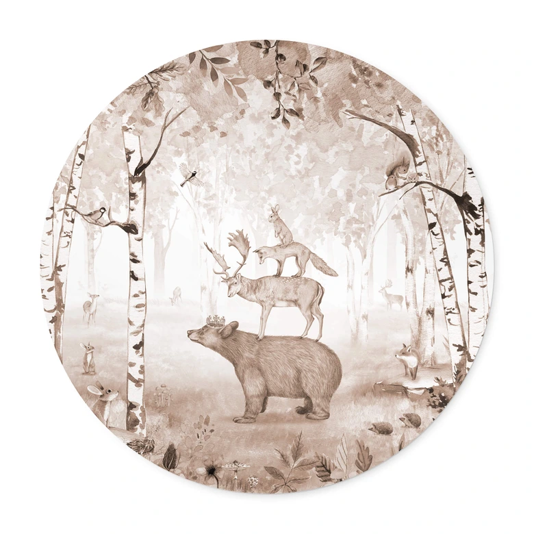 Póster Kikki Belle - El Rey Oso - Redondo 