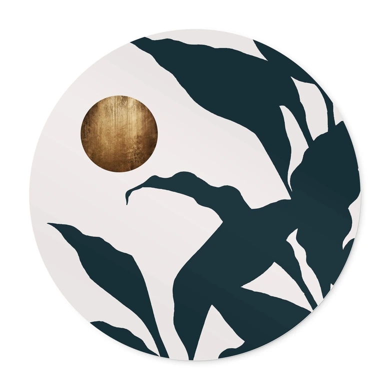 Poster Kubistika - In the jungle - Rund 