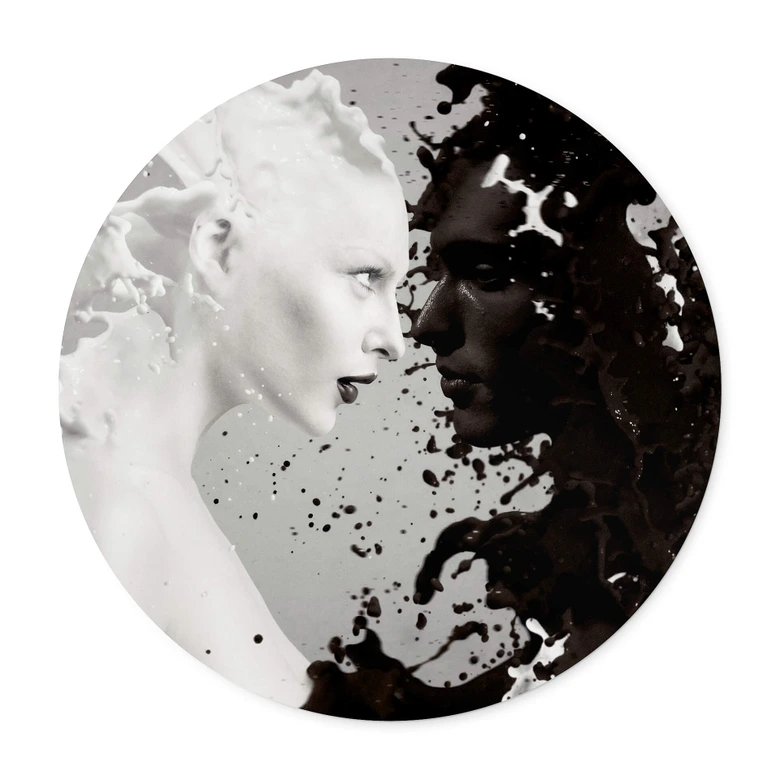 Poster Milk & Coffee - Rund 