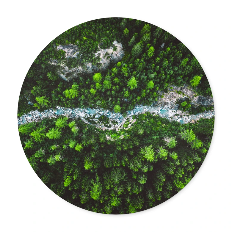 Poster Murko - Mutter Natur - Rund 