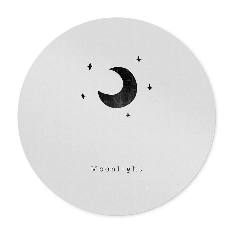 Poster Orara Studio - Moonlight - Rund 