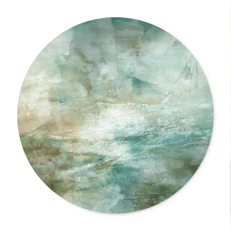 Poster Sage Green Dimljus - Schmucker - Rund 