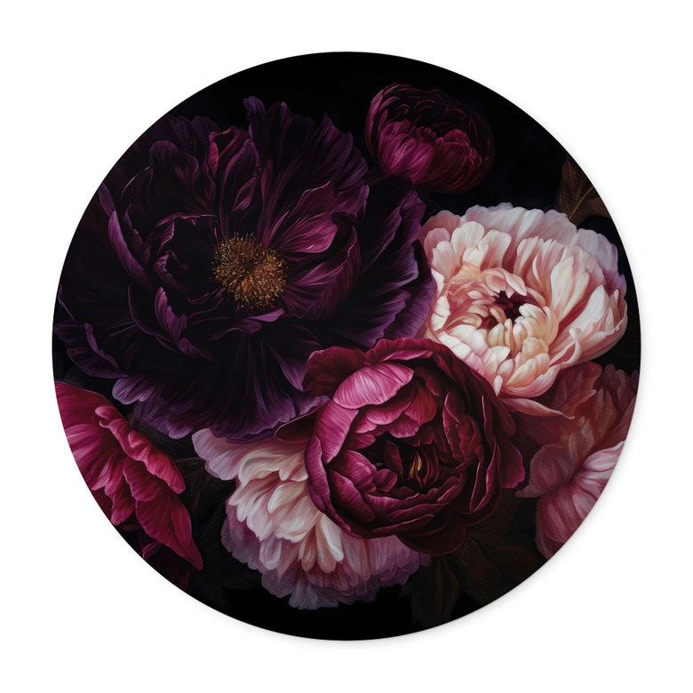 Plakat Blomsterbuket med pæoner - UN Designs 