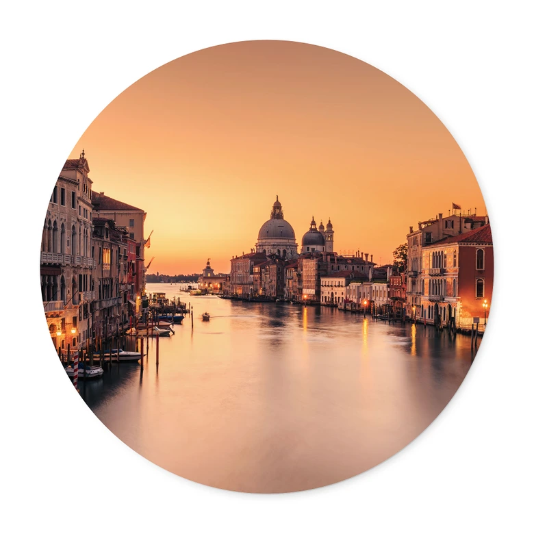 Poster Coucher de soleil à Venise - Zhang 