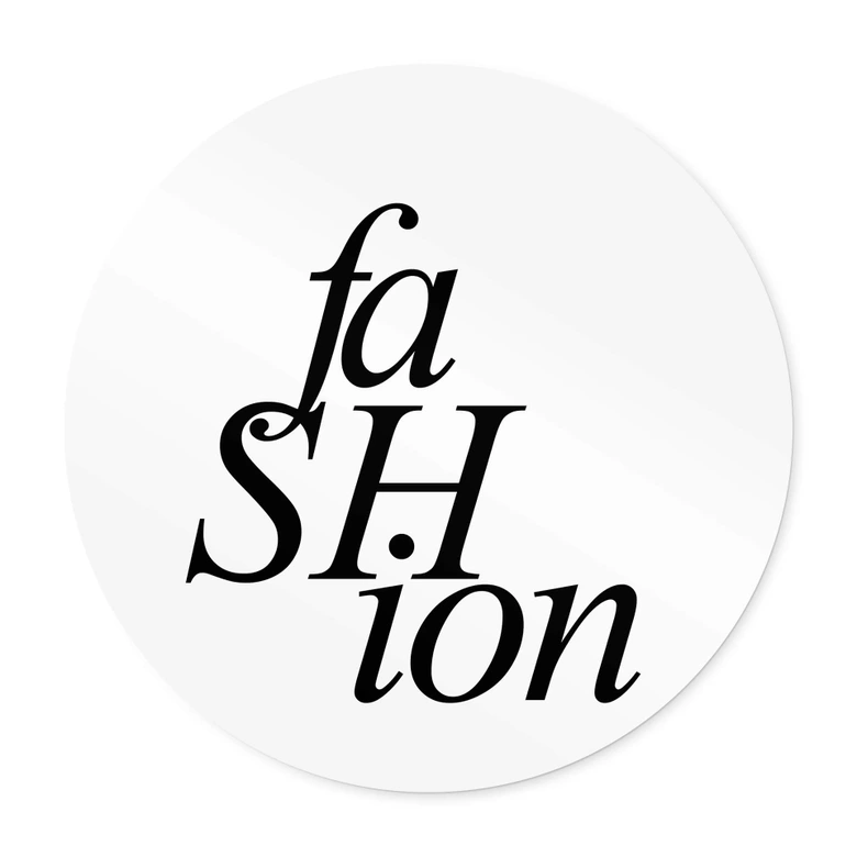Poster Fashion 01 - Rund 