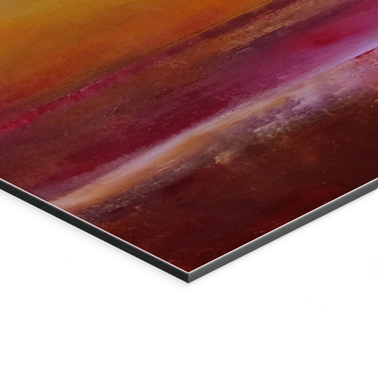 Wandbild Sonnenlicht - Schmucker - Panorama - Alu-Dibond 