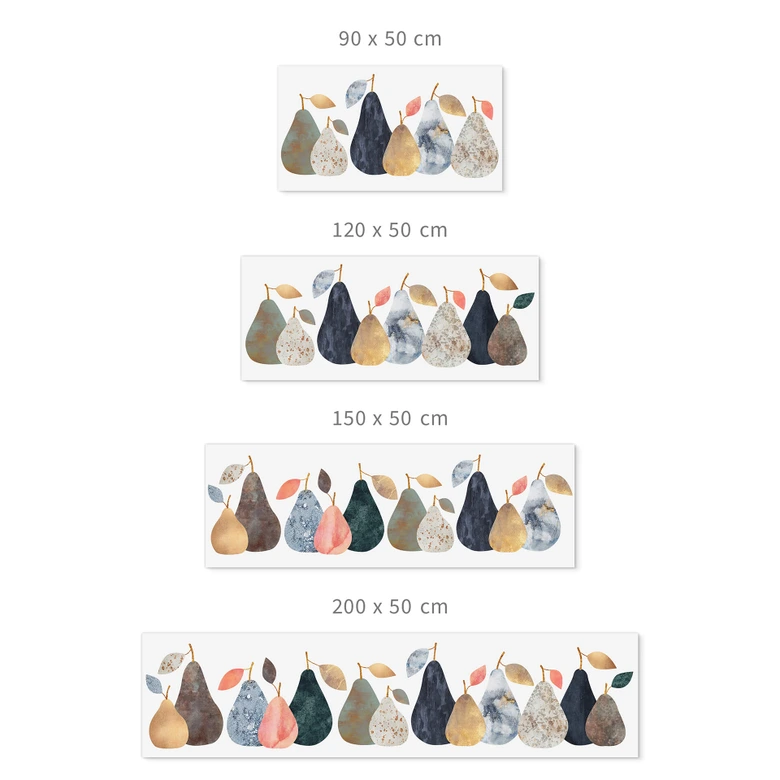 Fredriksson självhäftande Stänkpanel - Färgglada päron 