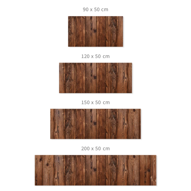 Zelfklevende Keukenachterwand Houten Paneel Look 