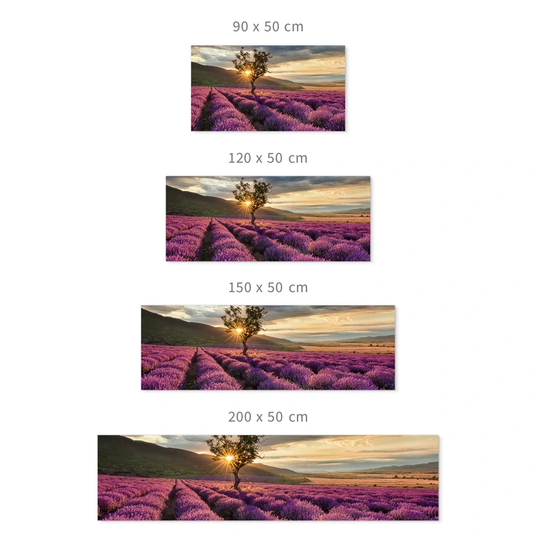 Zelfklevende Keukenachterwand Lavendel in de Provence 