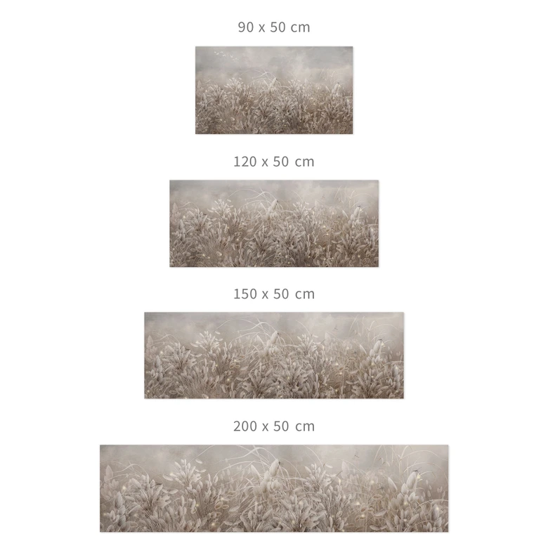 Zelfklevende Keukenachterwand pampagras en grassen in beige - Ms Tiff 