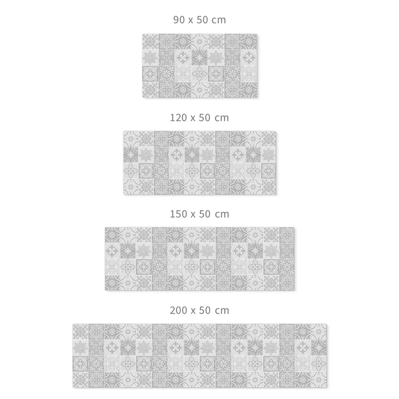 Selbstklebende Küchenrückwand Ornamente - Betonoptik 03 
