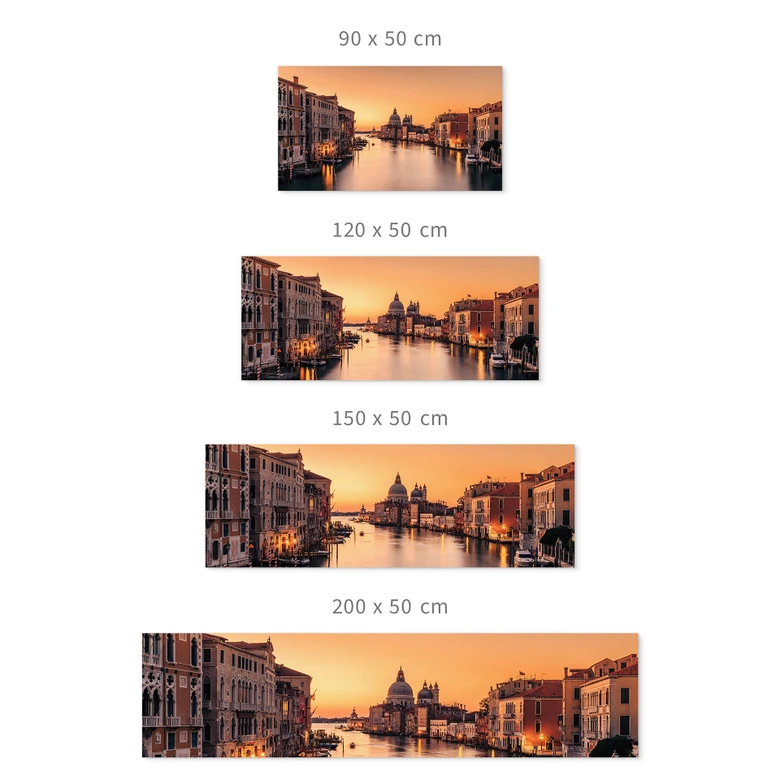 Salpicadero de cocina autoadhesivo Puesta de sol en Venecia - Zhang 