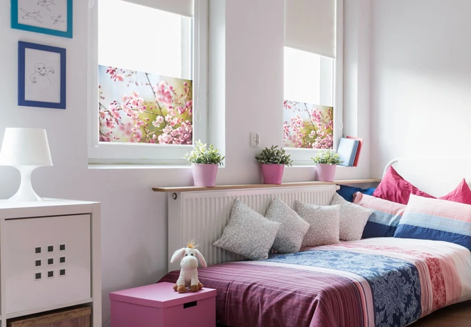 Raamfolie Kersenbloesem – panorama 