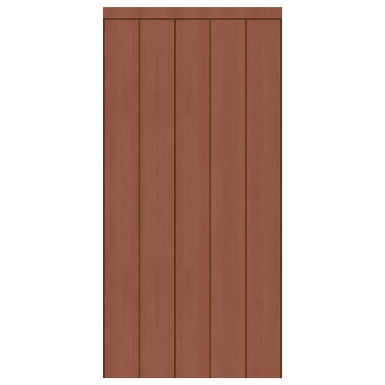Wandpanelen Wandpanelen zelfklevend roestbruin met nerf 