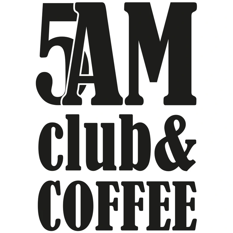Spiegel Sticker, Dekorativer Aufkleber 5 am Club & Coffee 