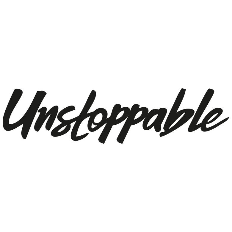 Spiegel Sticker, Dekorativer Aufkleber Unstoppable 