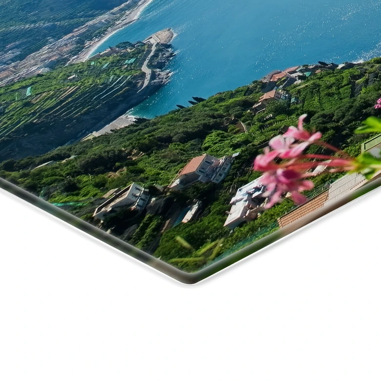 Spritzschutz Blick auf die Amalfiküste 