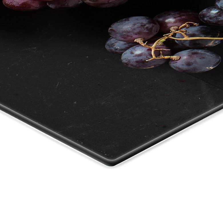 Spritzschutz Käse und Wein 