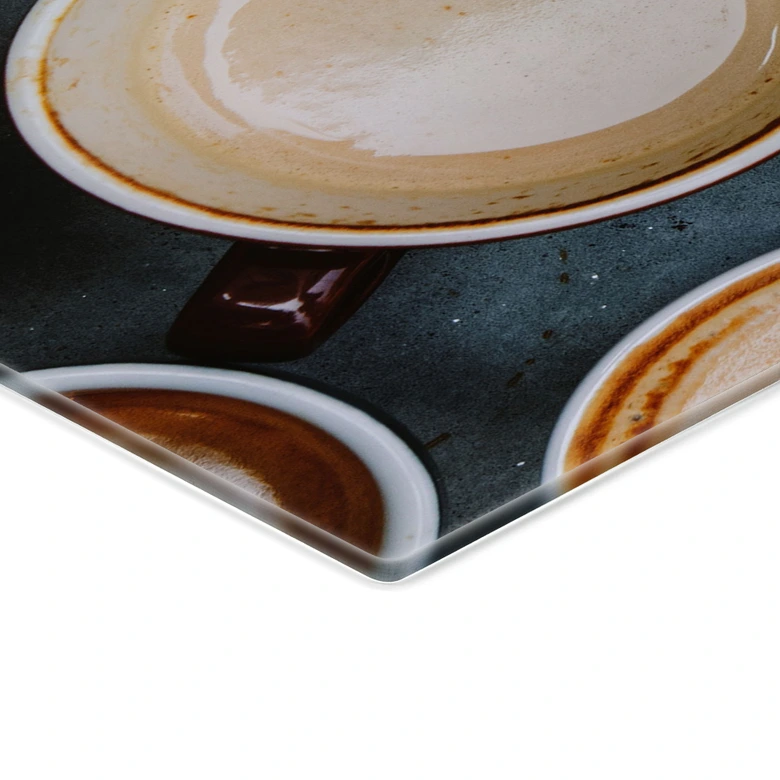 Spritzschutz Kaffee Variationen 