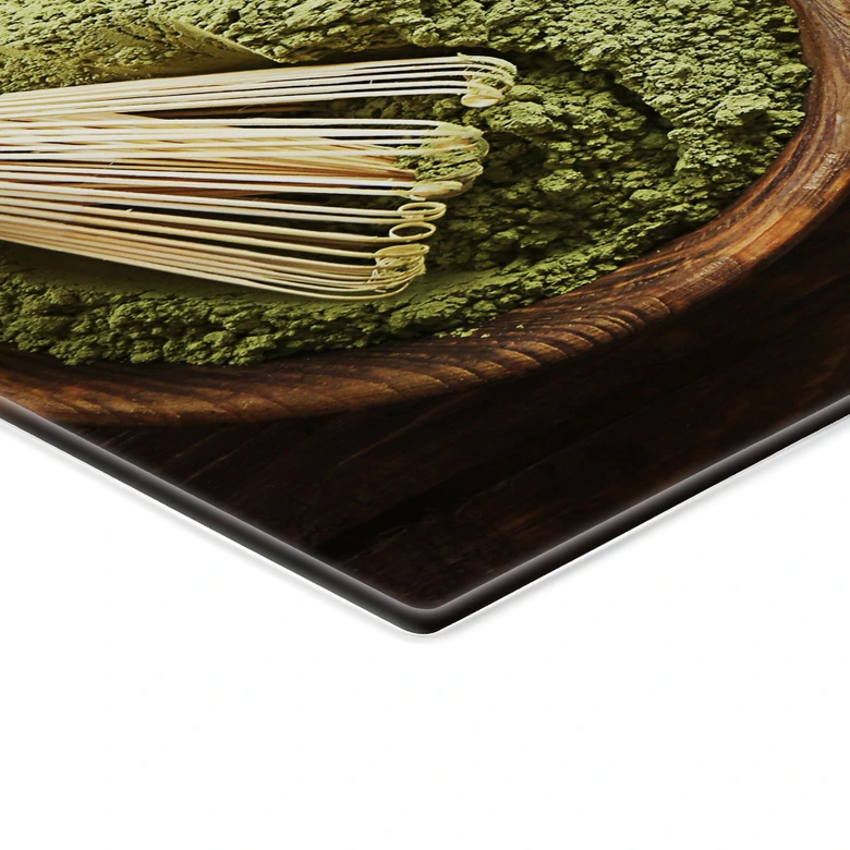 Spritzschutz Matcha Tea 