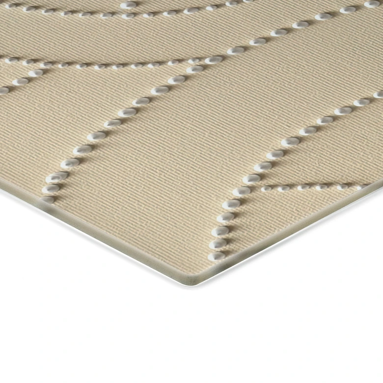 Spritzschutz Abstrakte Ringe beige - Grande 