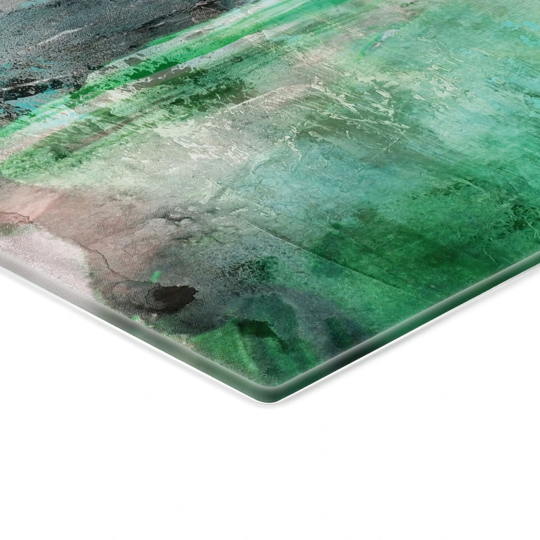 Kitchen Splashback Green fantasy landscape - Schmucker 
